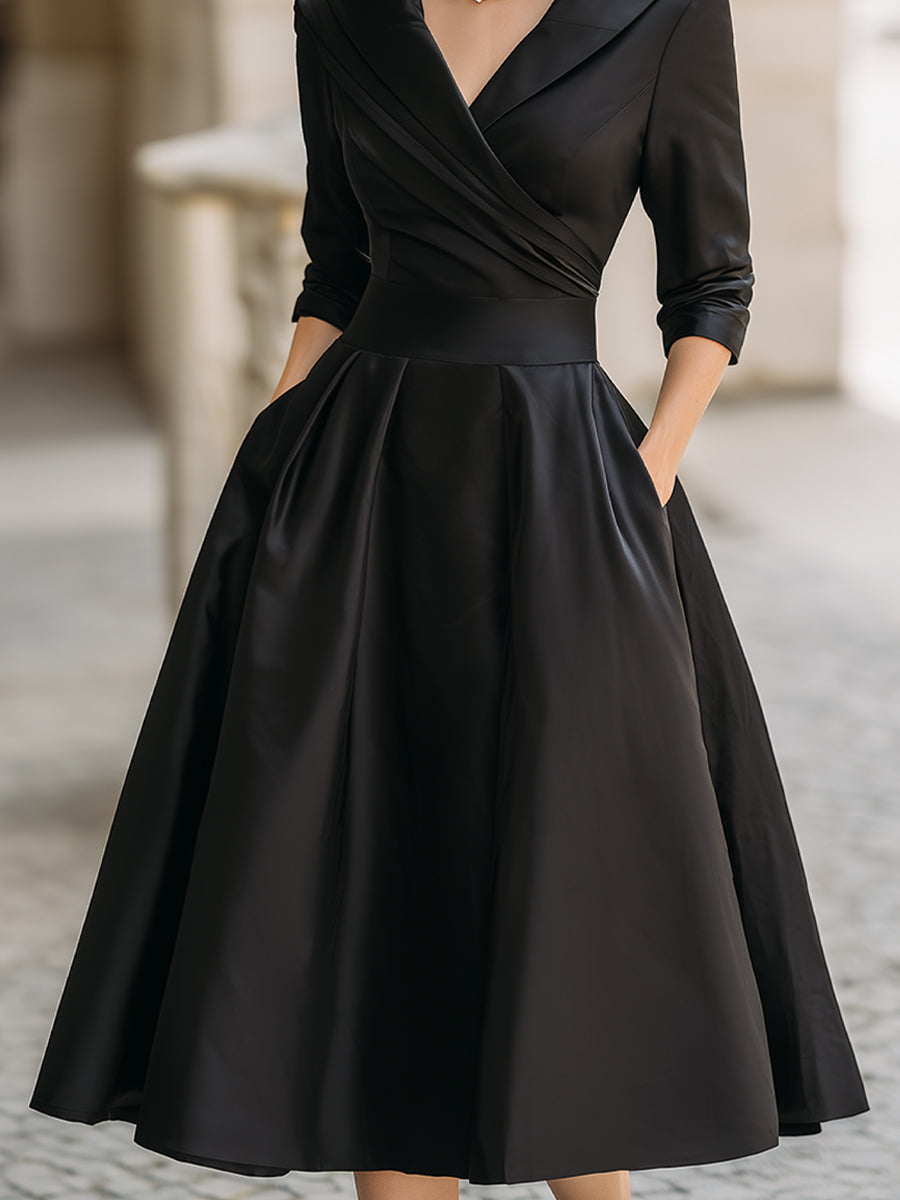 The Delphine Satin Midi