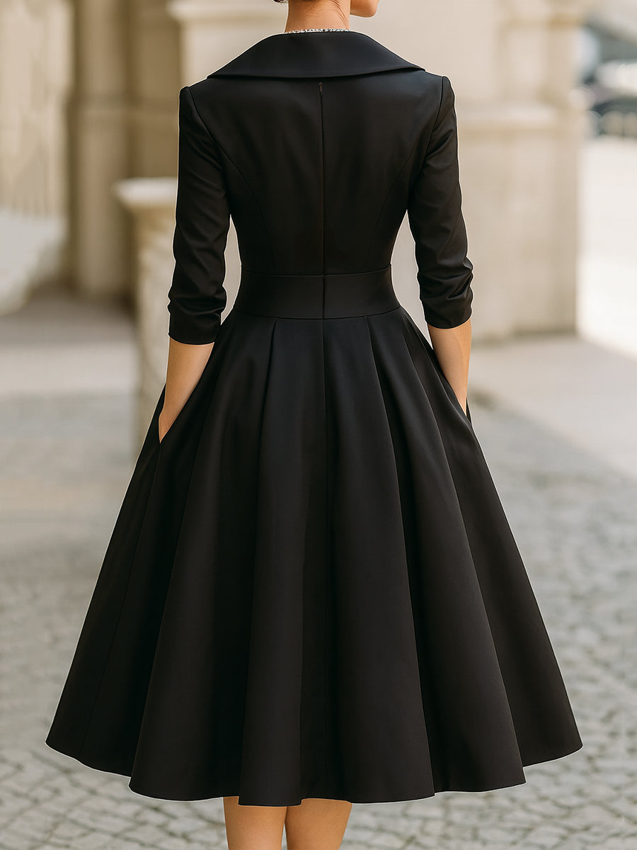 The Delphine Satin Midi