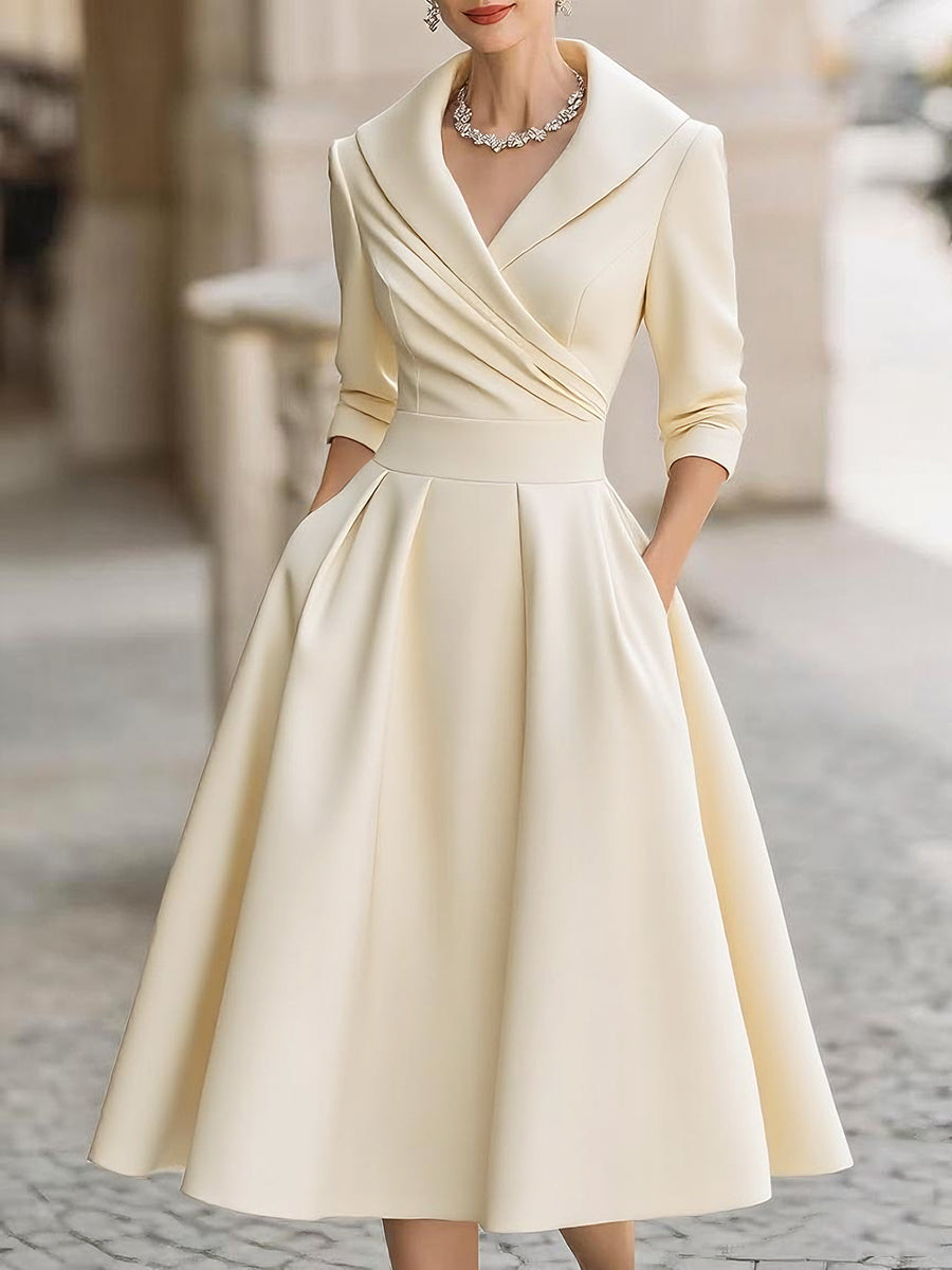 The Delphine Satin Midi
