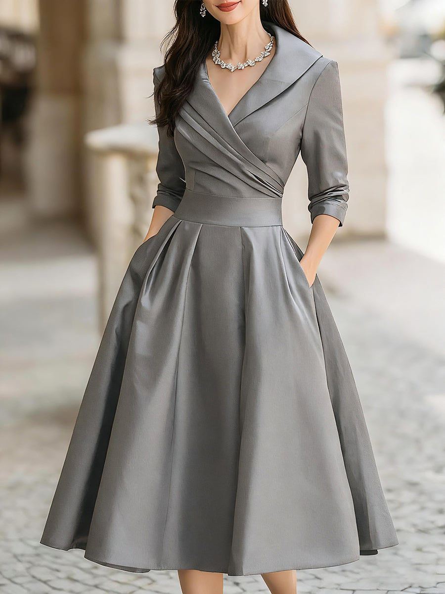 The Delphine Satin Midi