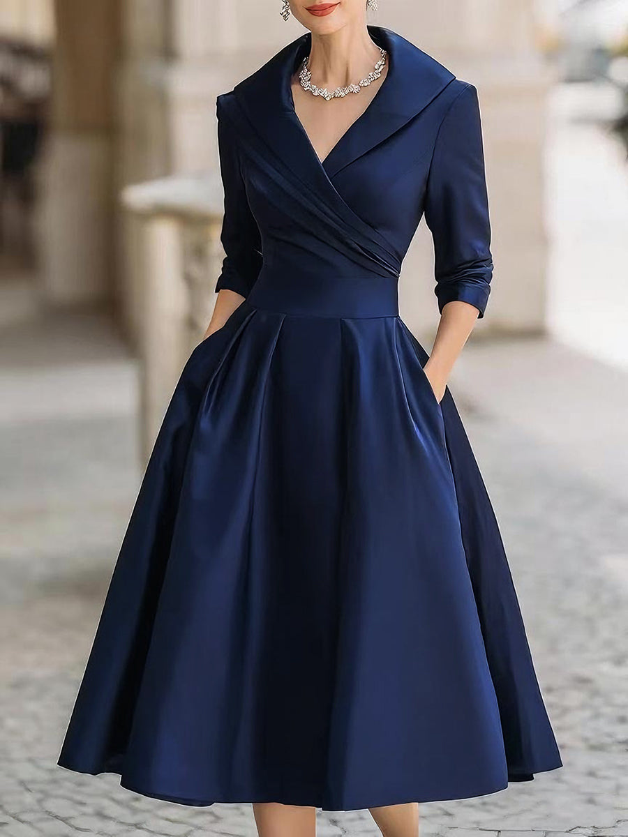 The Delphine Satin Midi