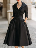 The Delphine Satin Midi