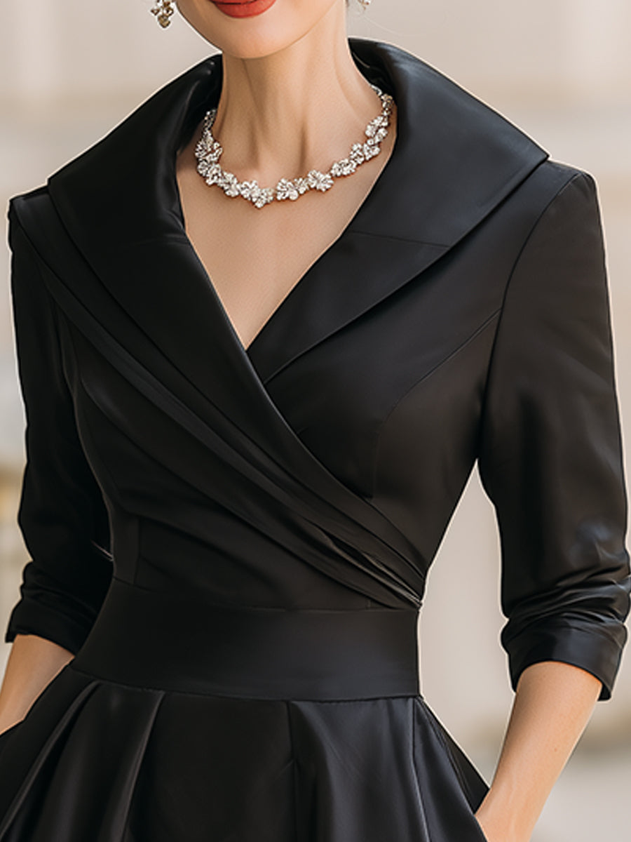 The Delphine Satin Midi