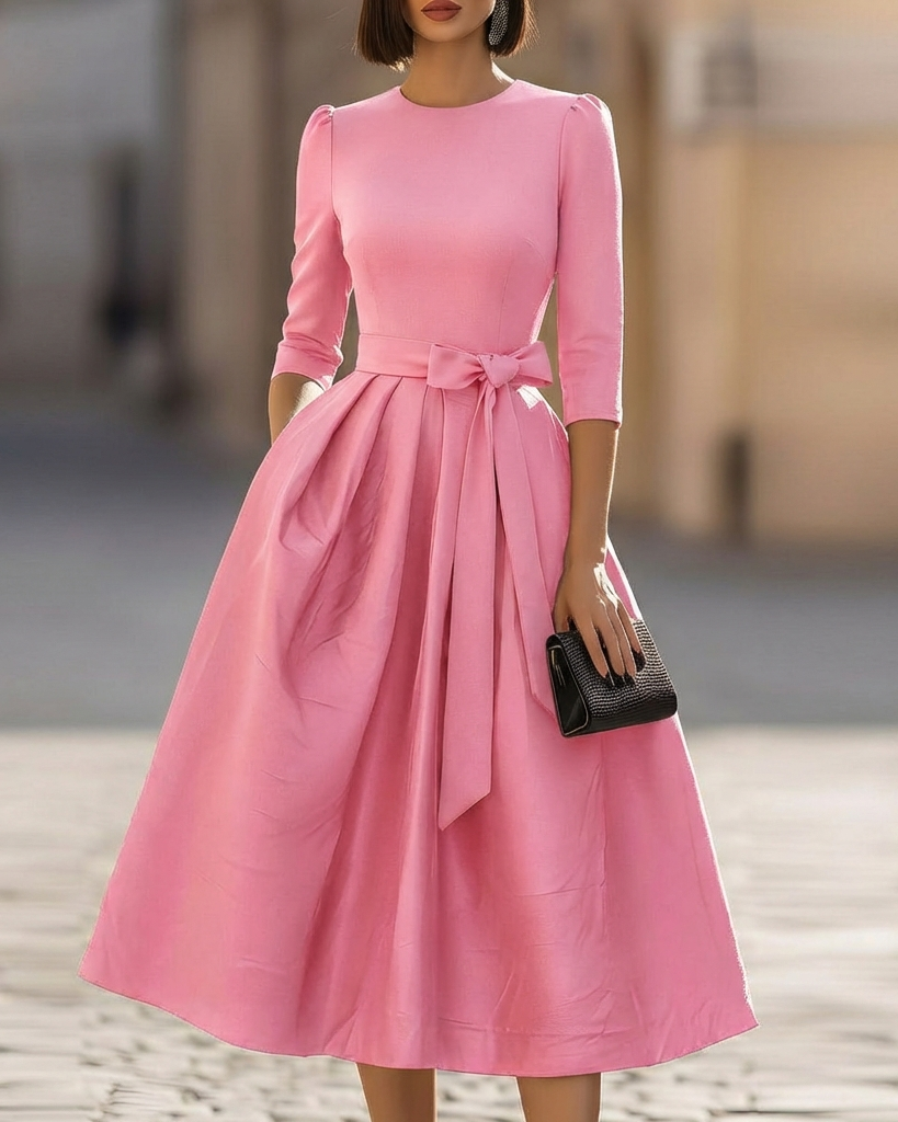 The Juno Crew-Neck Midi