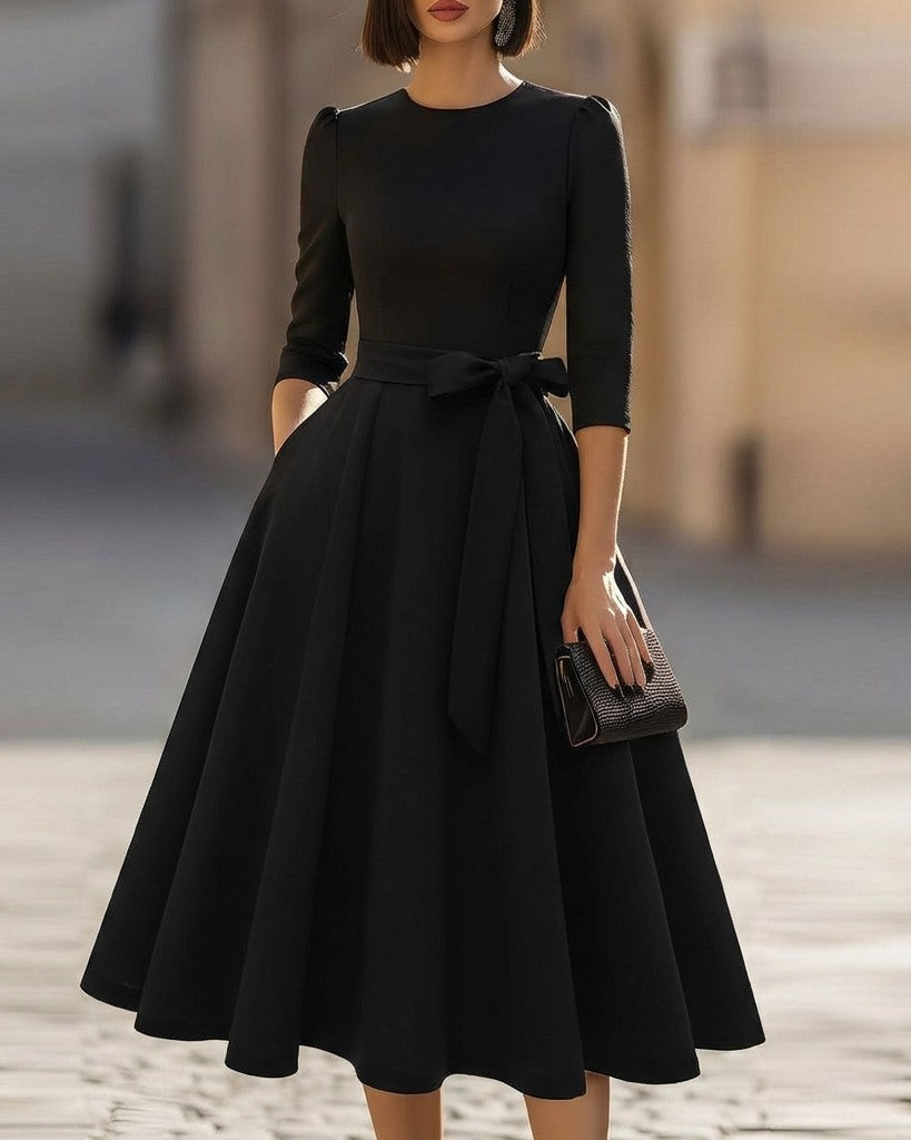 The Juno Crew-Neck Midi